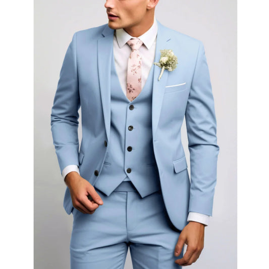 Men's Elegant Wedding Suit with Versatile Design