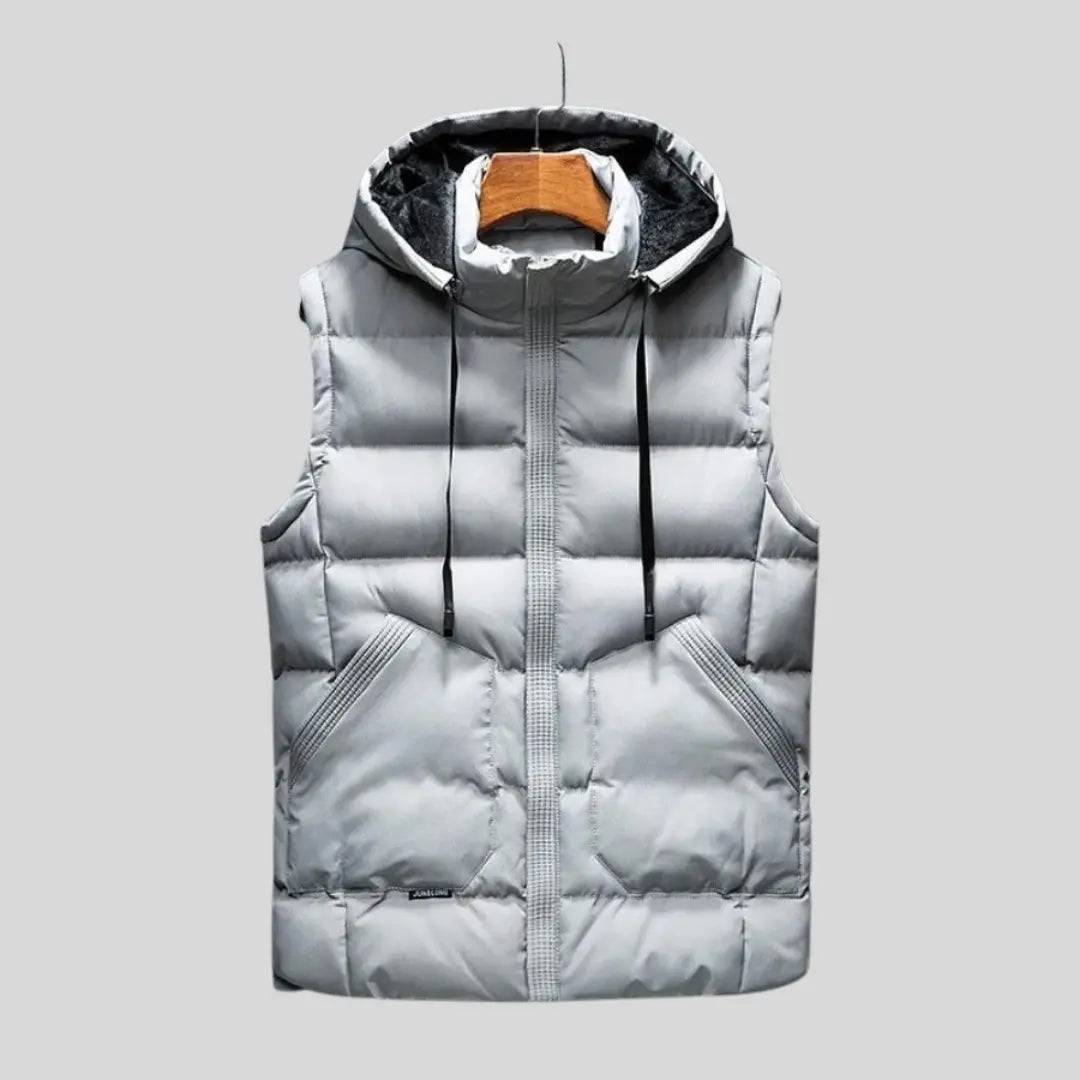 Men's Exclusive Hooded Vest for Stylish Comfort