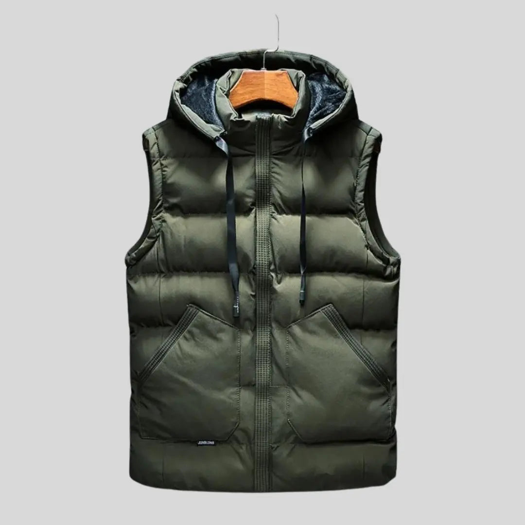 Men's Exclusive Hooded Vest for Stylish Comfort