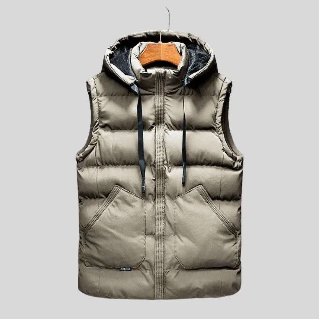 Men's Exclusive Hooded Vest for Stylish Comfort