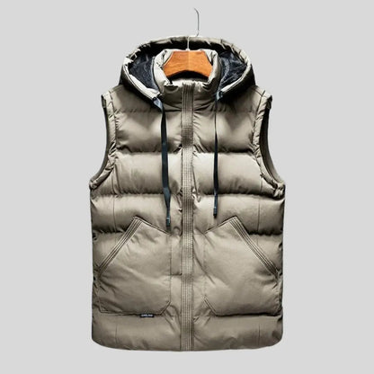 Men's Exclusive Hooded Vest for Stylish Comfort