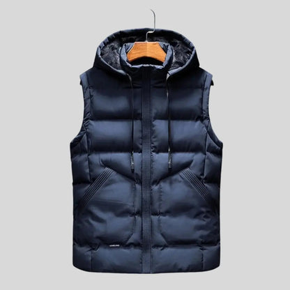Men's Exclusive Hooded Vest for Stylish Comfort