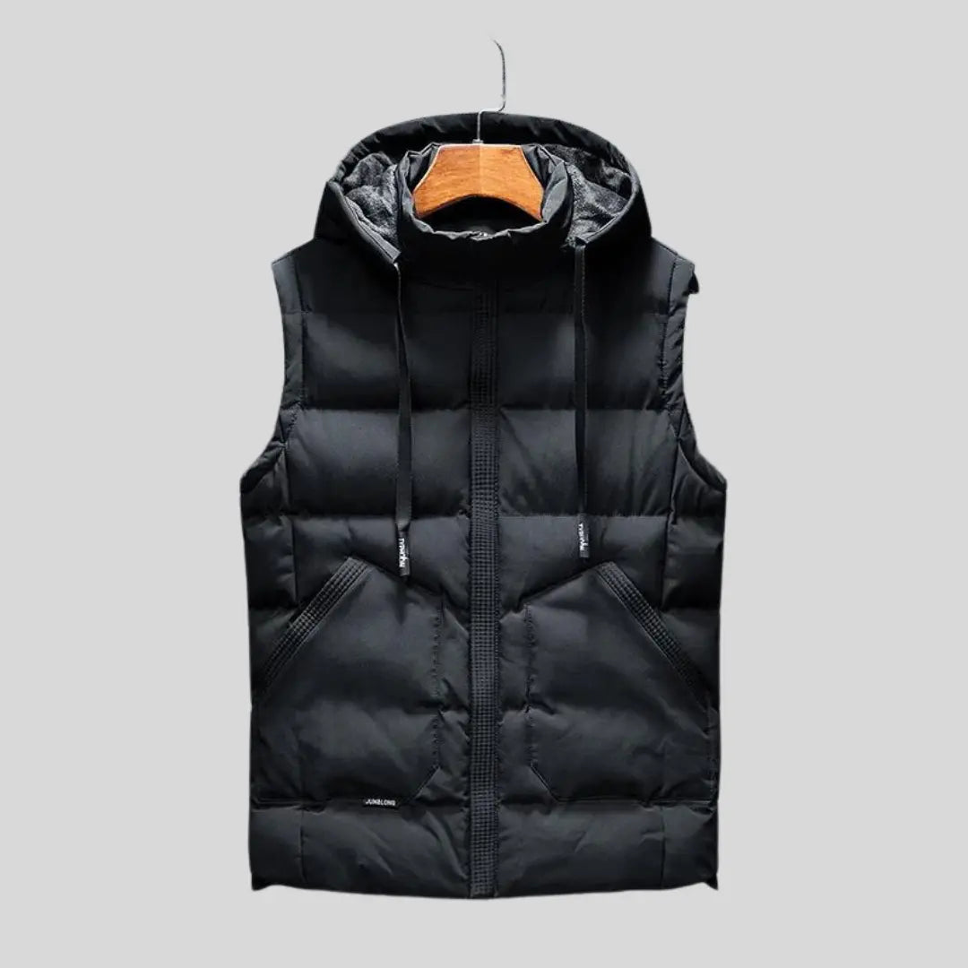 Men's Exclusive Hooded Vest for Stylish Comfort