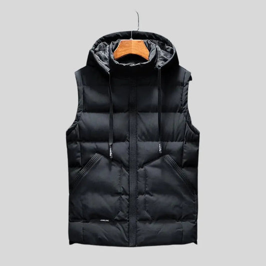 Men's Exclusive Hooded Vest for Stylish Comfort
