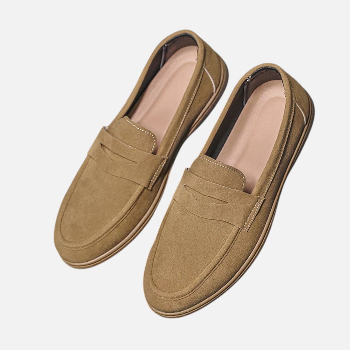 Men's Faux Suede Slip-On Loafers