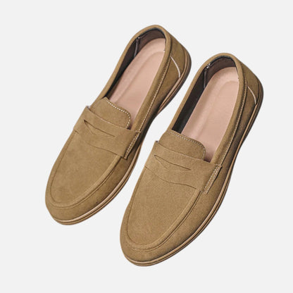 Men's Faux Suede Slip-On Loafers