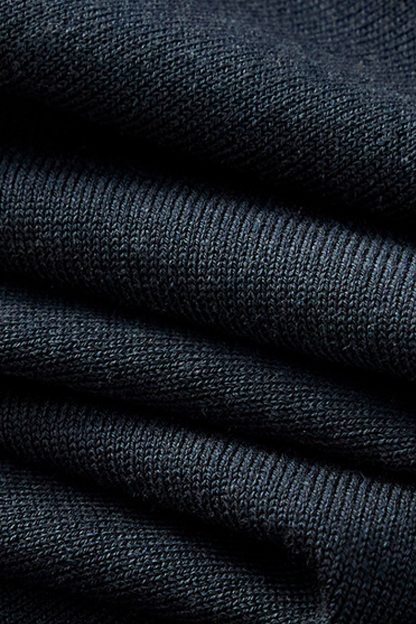 Men's Fine Knitted Lyocell T-Shirt with Round Neck