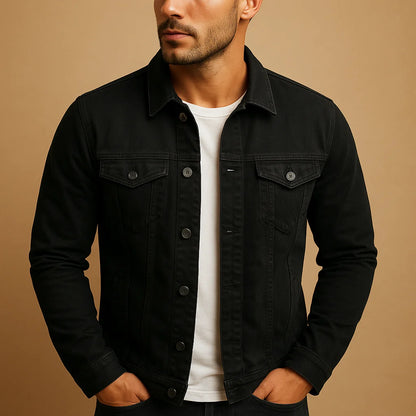 Men's Fitted Long Sleeve Dress Shirt