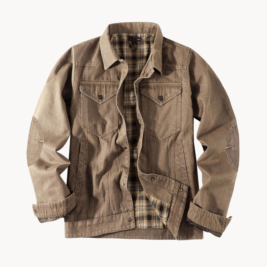 Men's Flannel Lined Shirt Jacket