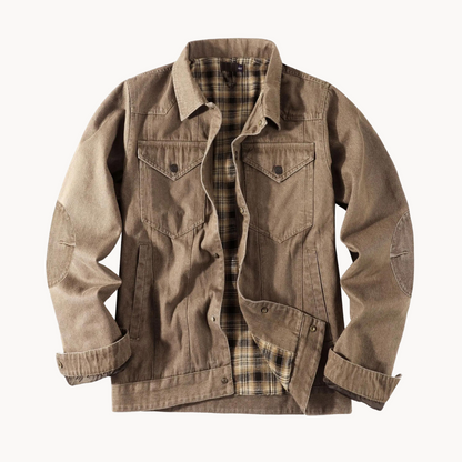 Men's Flannel Lined Shirt Jacket