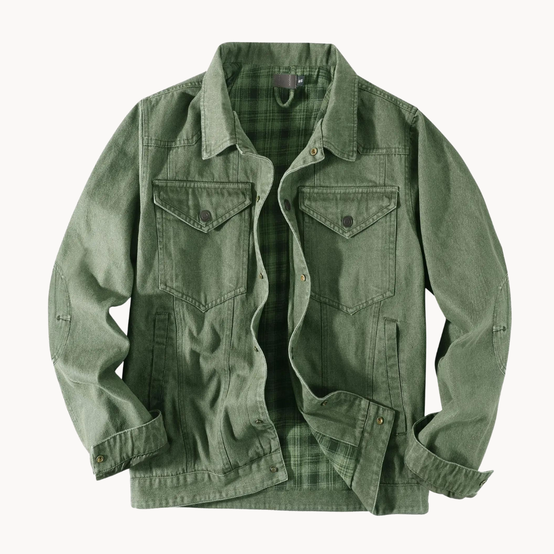Men's Flannel Lined Shirt Jacket