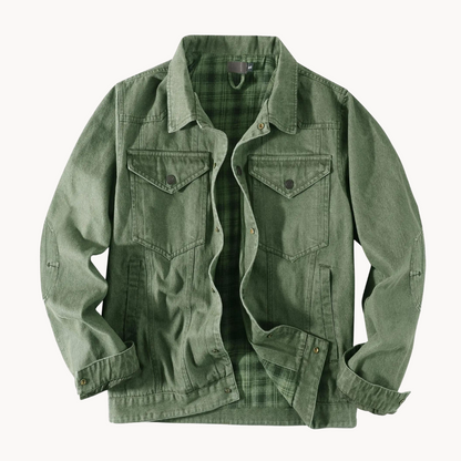Men's Flannel Lined Shirt Jacket