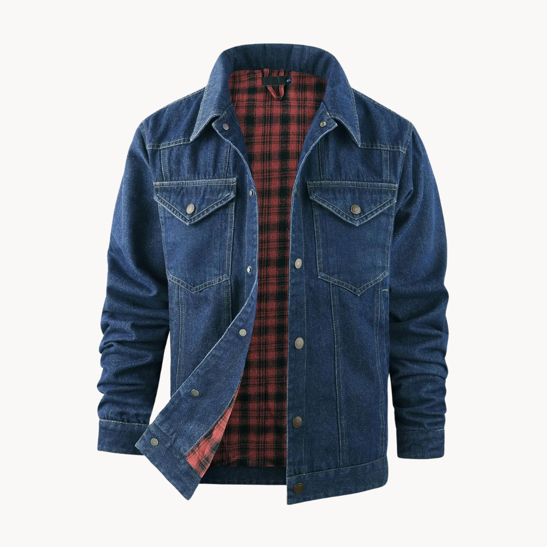 Men's Flannel Lined Shirt Jacket