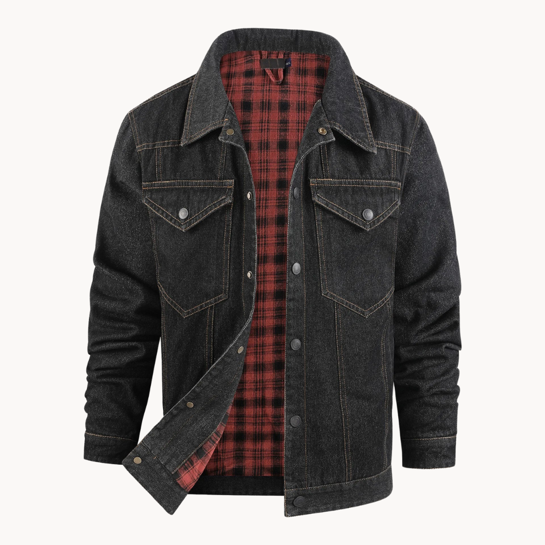 Men's Flannel Lined Shirt Jacket