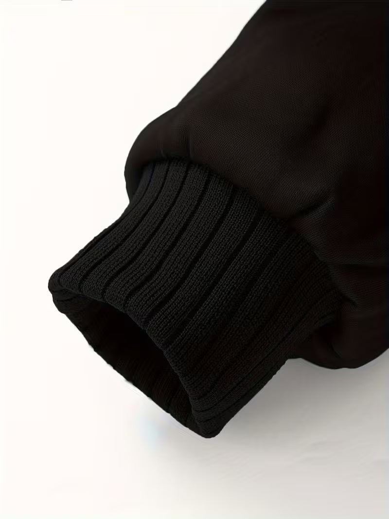 Men's Fleece Hooded Jacket with Zipper