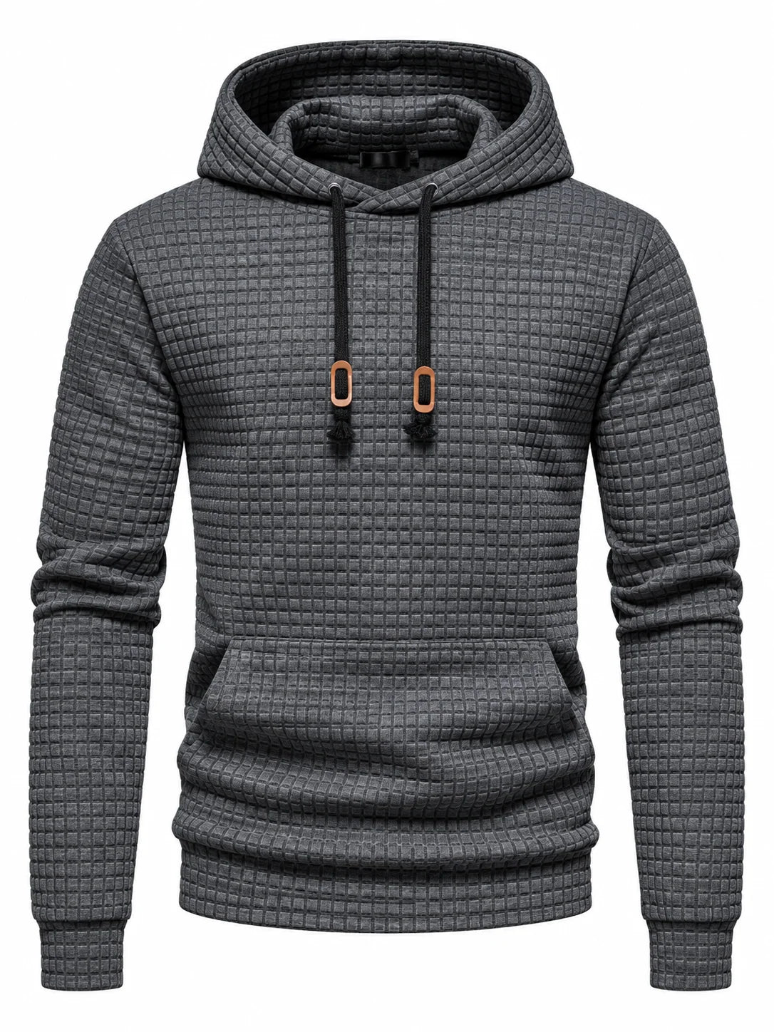 Men's Fleece Hoodie with Straight Fit