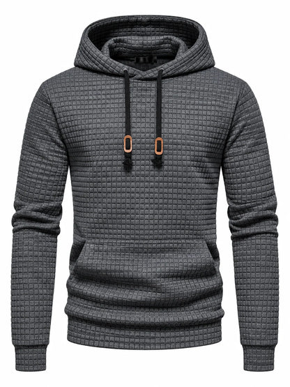 Men's Fleece Hoodie with Straight Fit