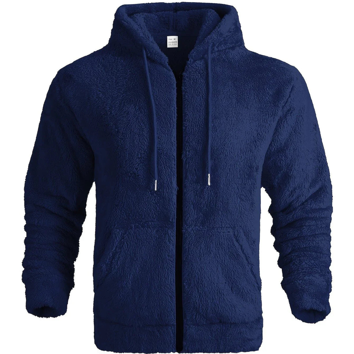 Men's Fleece Hoodie with Zipper and Hood