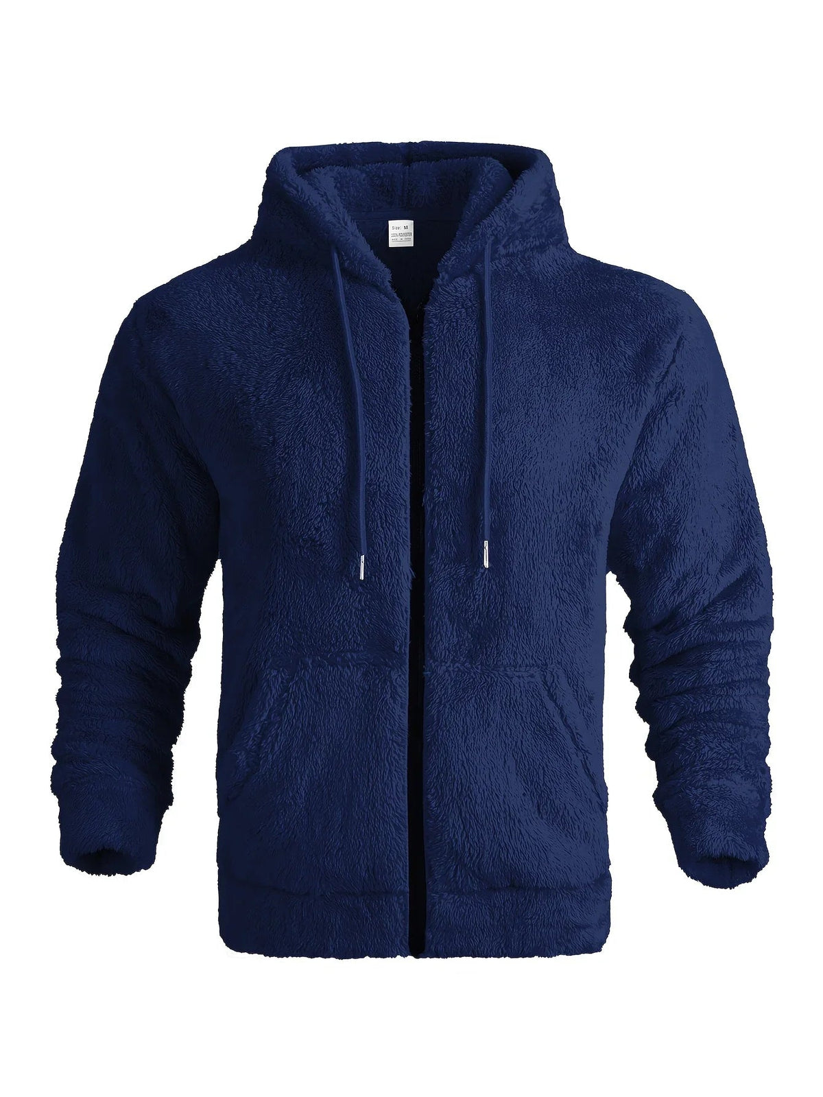 Men's Fleece Hoodie with Zipper and Hood