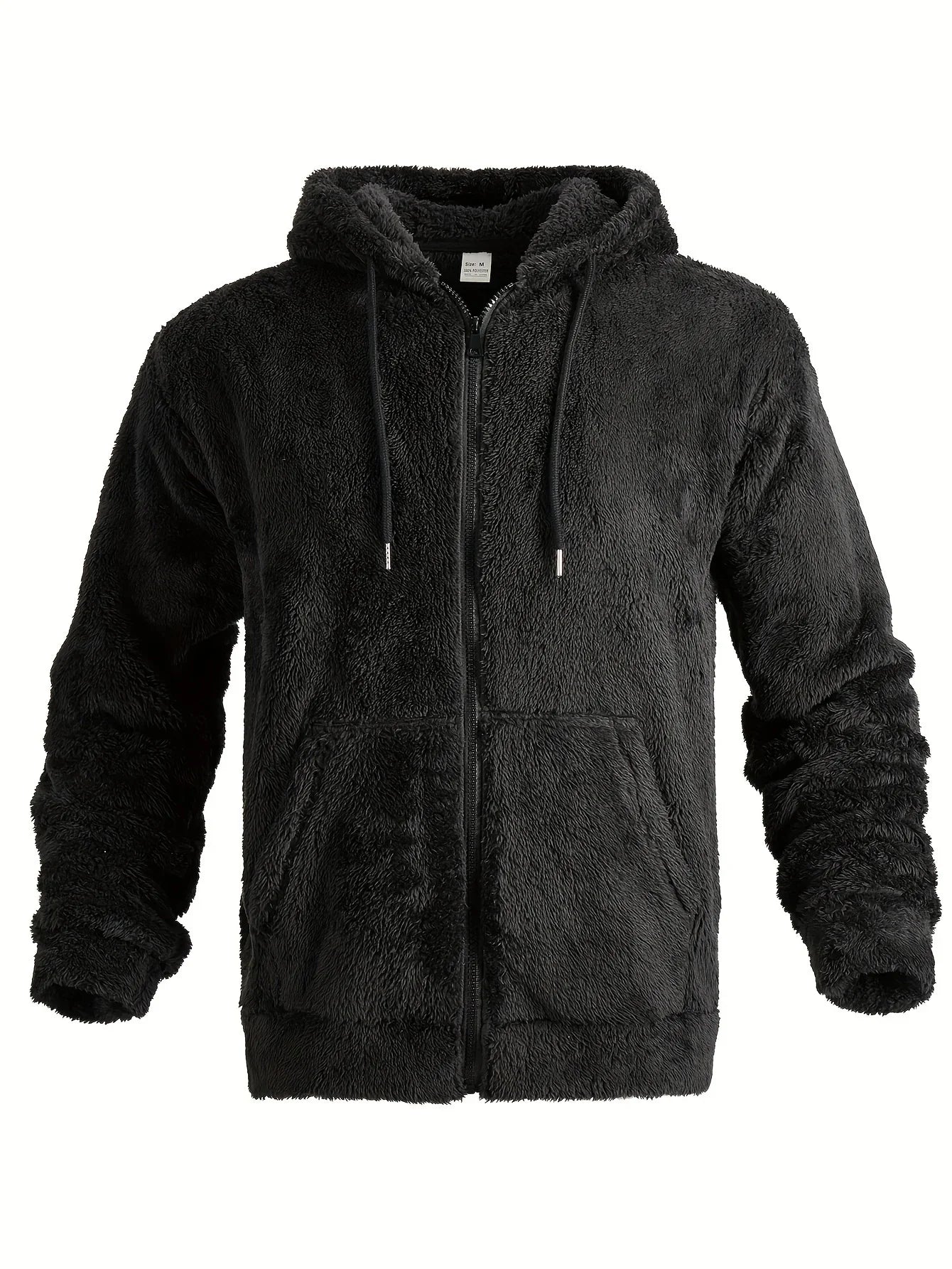 Men's Fleece Hoodie with Zipper and Hood