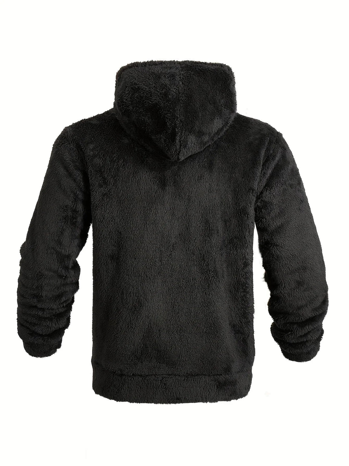 Men's Fleece Hoodie with Zipper and Hood