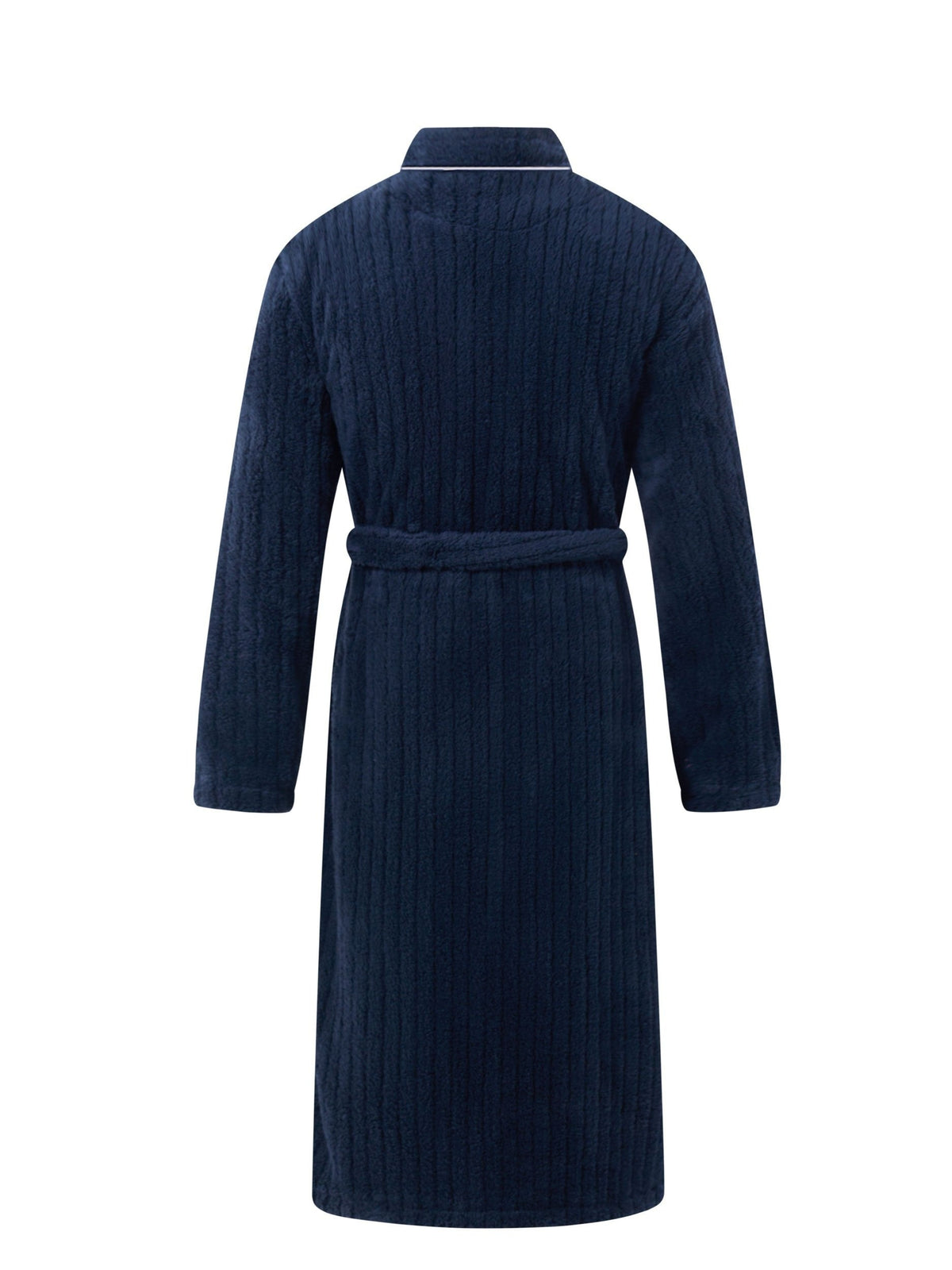 Men's Fleece Kimono Bathrobe - Relaxed Fit Dressing Gown