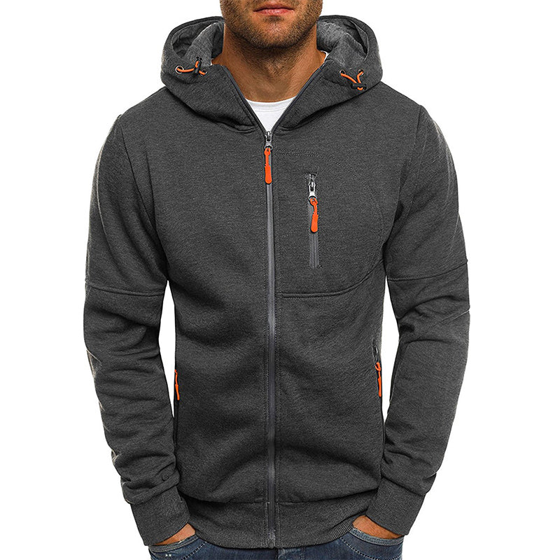 Men's Fleece-Lined Hoodie for Comfort and Casual Style