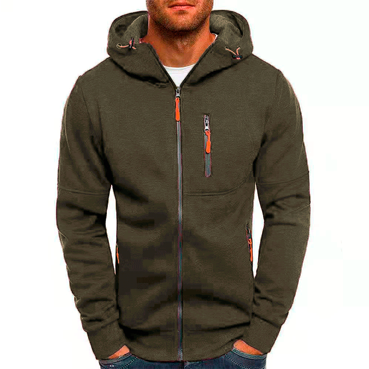 Men's Fleece-Lined Hoodie for Comfort and Casual Style