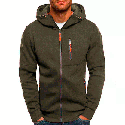 Men's Fleece-Lined Hoodie for Comfort and Casual Style