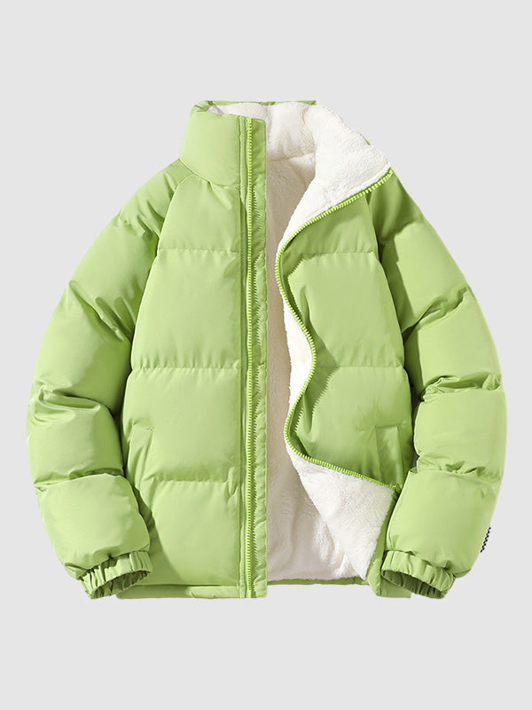 Men's Fleece-Lined Puffer Jacket