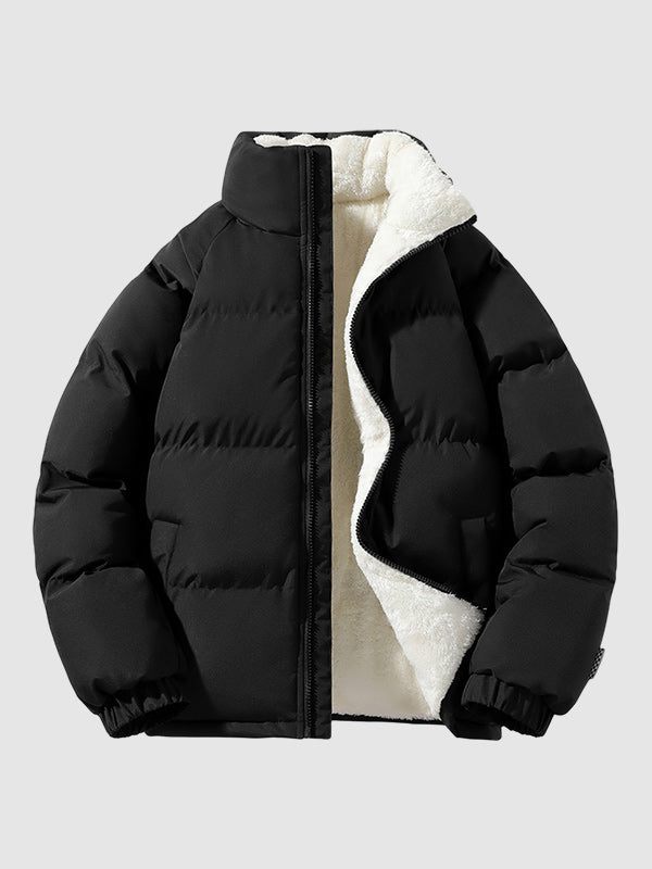 Men's Fleece-Lined Puffer Jacket