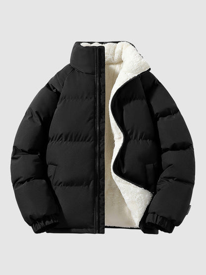 Men's Fleece-Lined Puffer Jacket