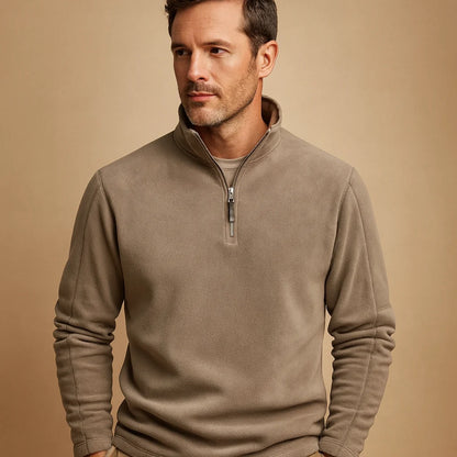 Men's Fleece Pullover with Half Zip