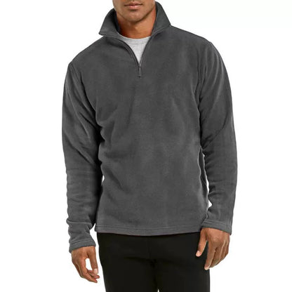Men's Fleece Quarter Zip Pullover Jacket