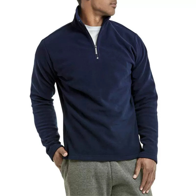 Men's Fleece Quarter Zip Pullover Jacket