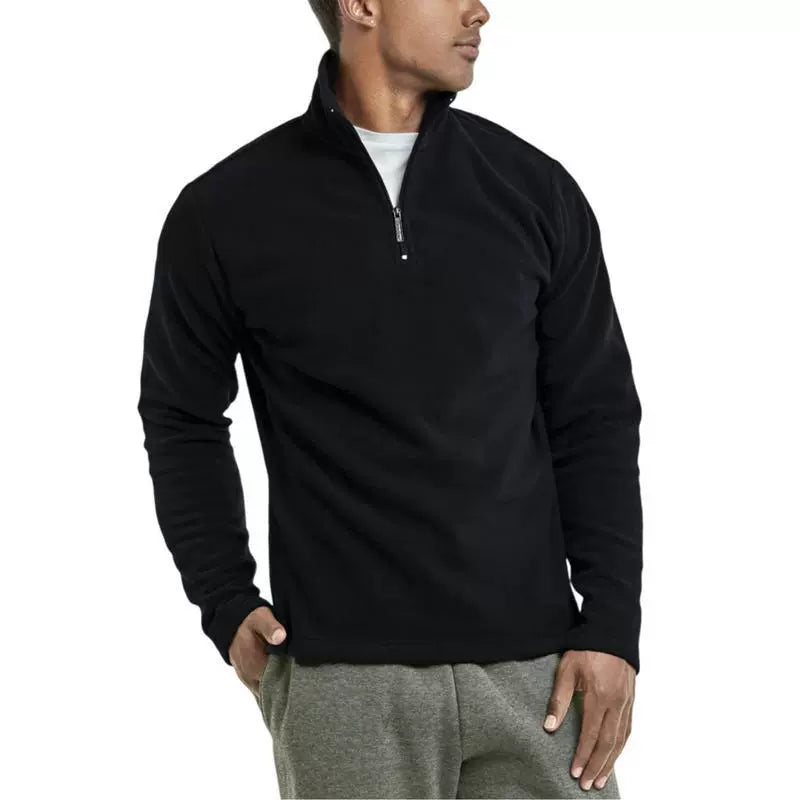 Men's Fleece Quarter Zip Pullover Jacket