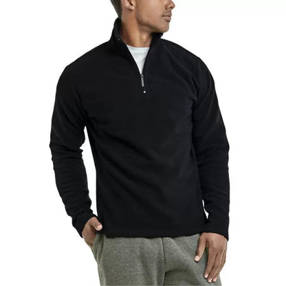 Men's Fleece Quarter Zip Pullover Jacket