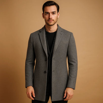 Men's Formal Long Winter Coat