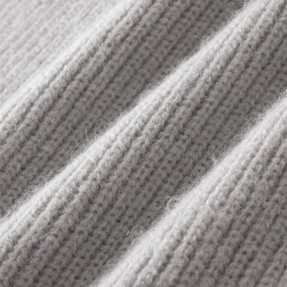 Men's Full-Zip Sweater with Stand-Up Collar