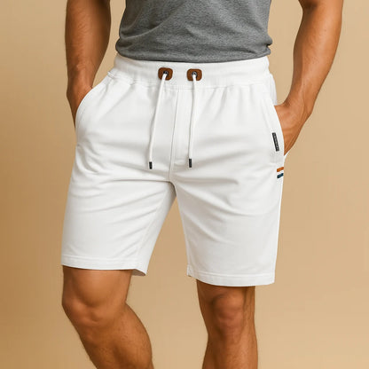 Men's Gym Shorts with Pockets, Breathable Sporty Design