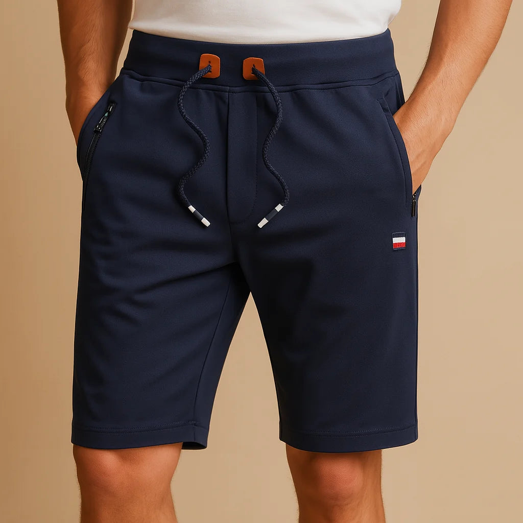 Men's Gym Shorts with Pockets, Breathable Sporty Design