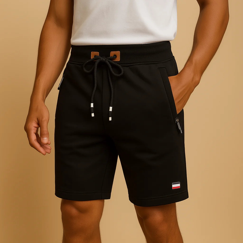 Men's Gym Shorts with Pockets, Breathable Sporty Design