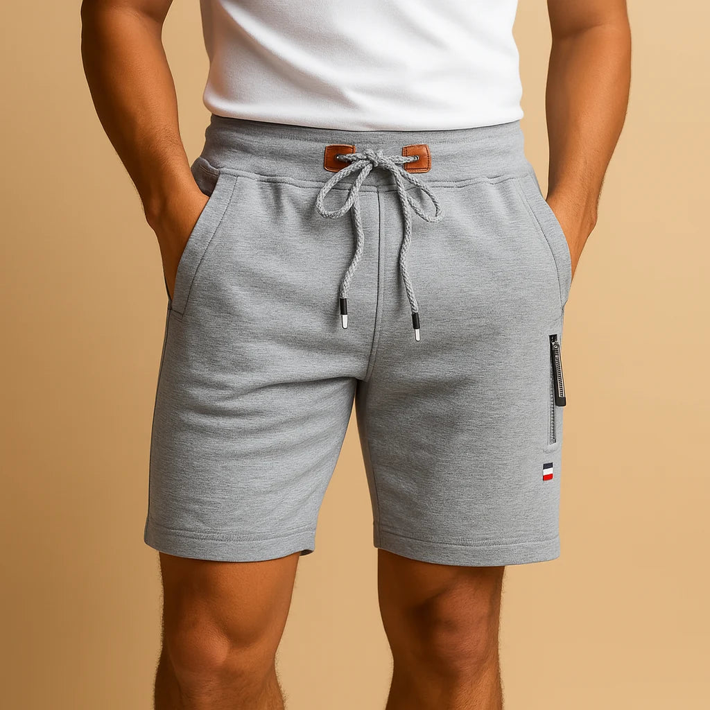 Men's Gym Shorts with Pockets, Breathable Sporty Design