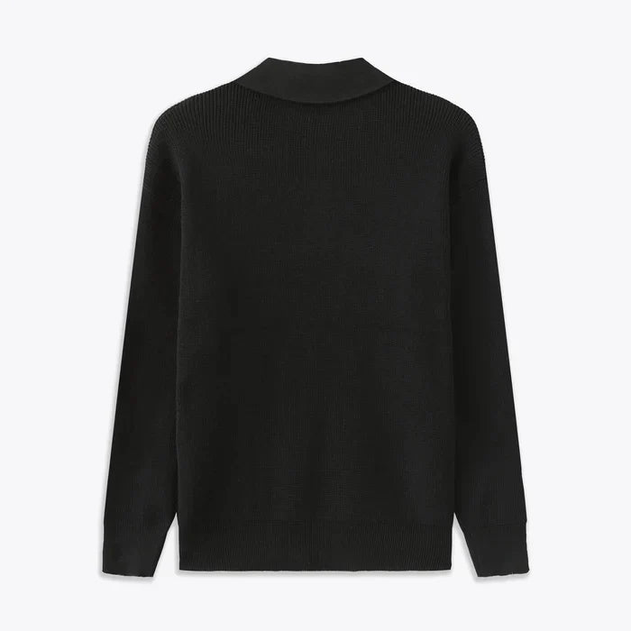 Men's Half-Zip Knitted Sweater