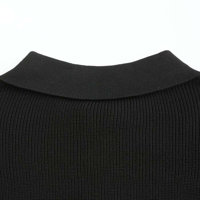 Men's Half-Zip Knitted Sweater