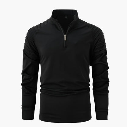 Men's Half-Zip Long Sleeve Sweater