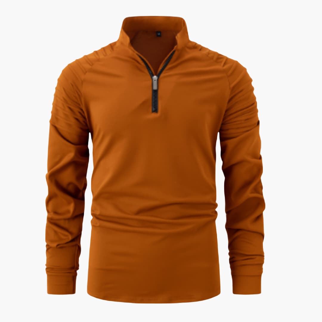 Men's Half-Zip Long Sleeve Sweater