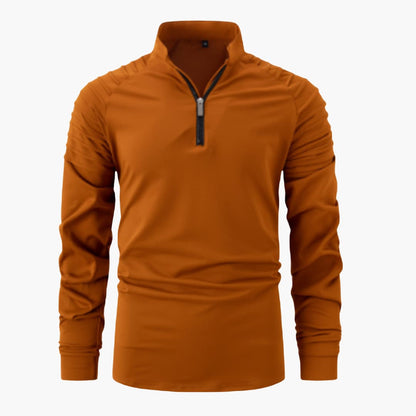 Men's Half-Zip Long Sleeve Sweater