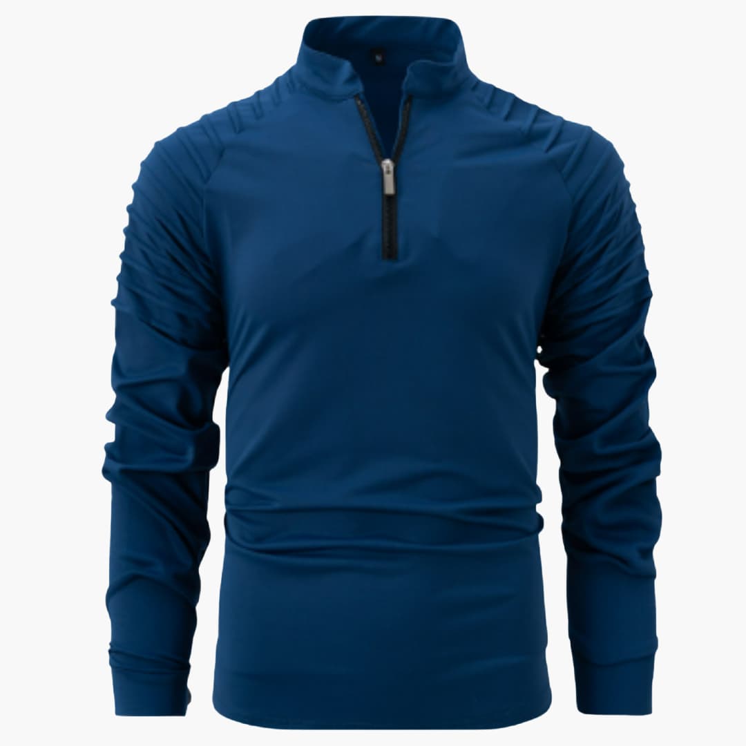 Men's Half-Zip Long Sleeve Sweater