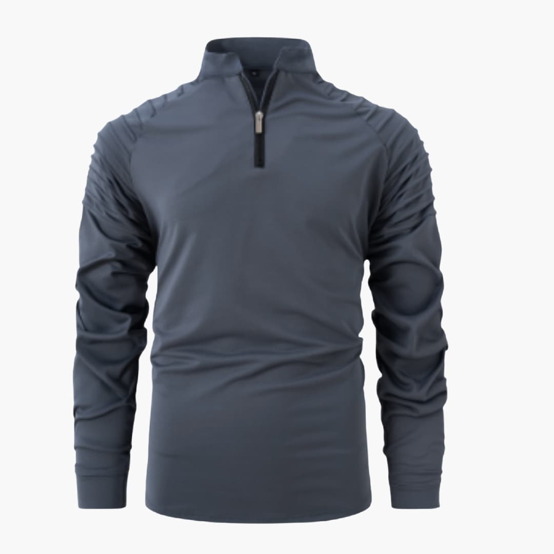 Men's Half-Zip Long Sleeve Sweater
